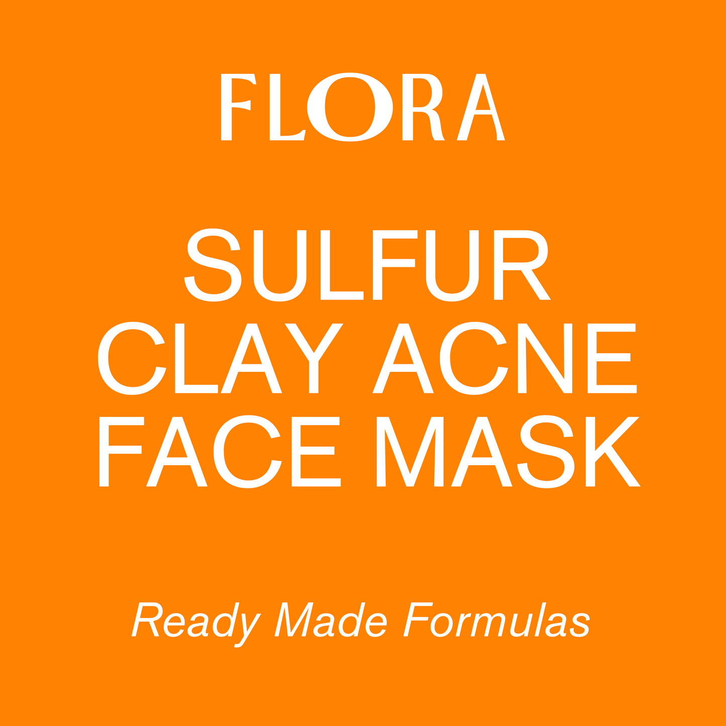 Sulfur Clay Acne Face Mask