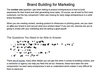 Brand Building for Marketing